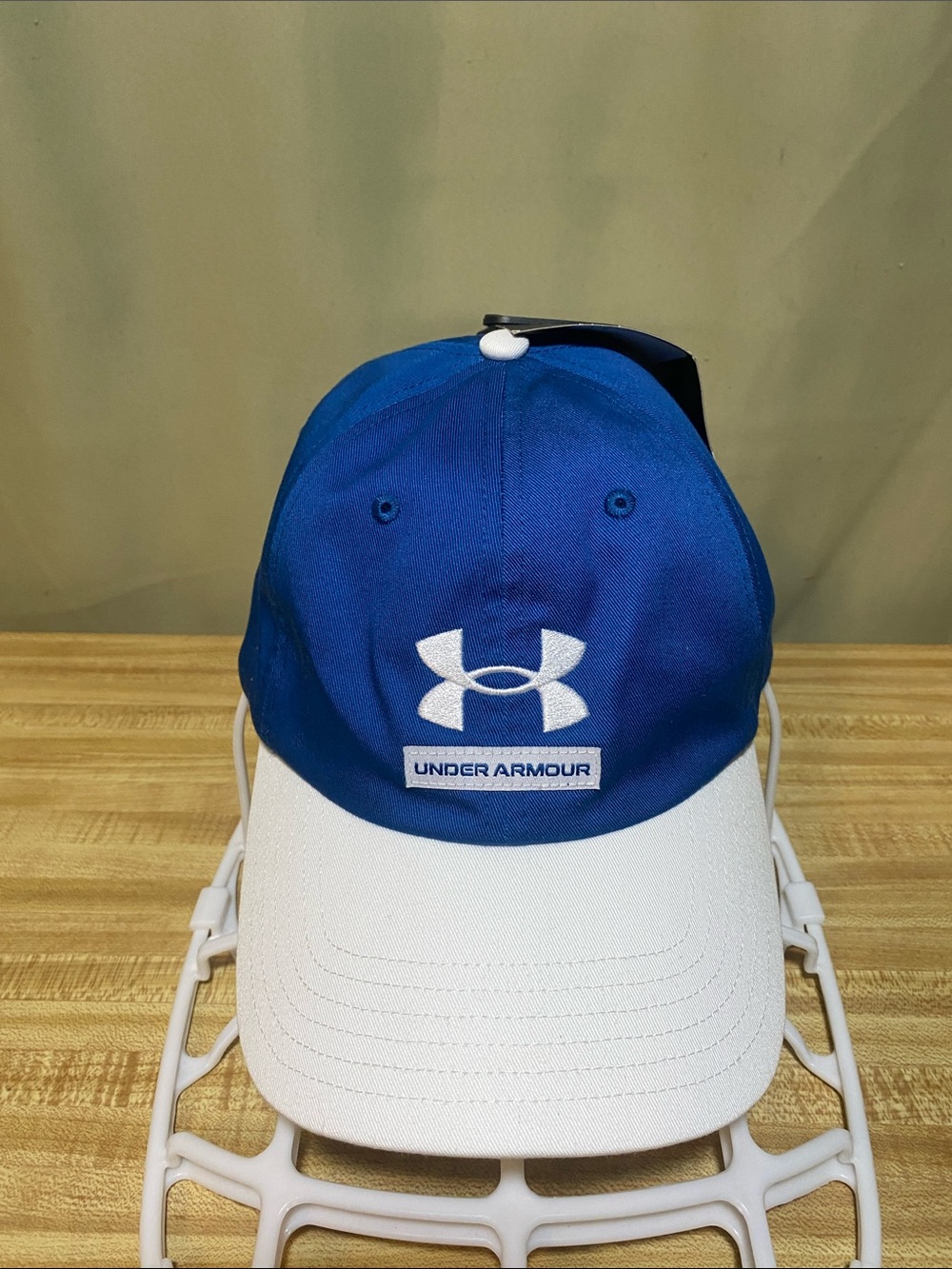 Under Armour (Sample) Royal Blue Logo OSFM Baseball Cap Strapback O/S NWT